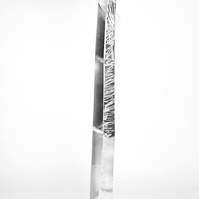 Do Lord Remember Me V- Abstract Ladder With Abstract Ties On The Top. The Ladder and Ties Are Silver.