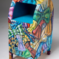 Bow Ties - Mailbox with Painted Bow Ties of Various Colors