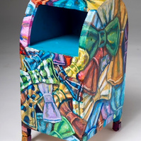 Bow Ties - Mailbox with Painted Bow Ties of Various Colors
