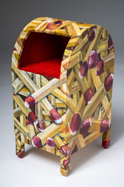 Matches- Mailbox with Painted Matches