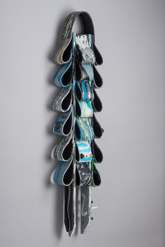 For Jordan-Multicolor Totem in the Shape of Ties.