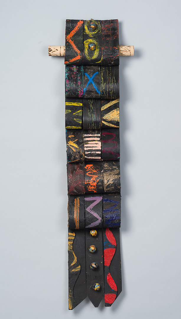 Midnite Promises-Multicolored Art Piece That Resembles A Blanket 