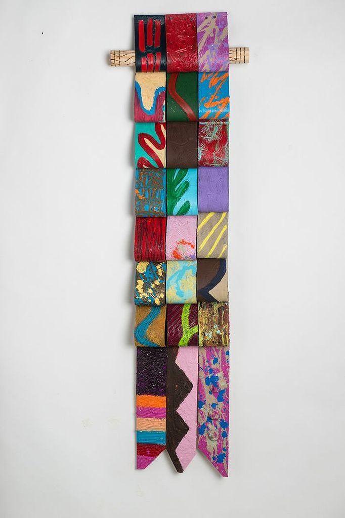 Looking For Hope -  Multicolored Art Piece That Resembles A Blanket 