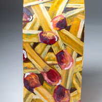 Matches Back- Mailbox with Painted Matches