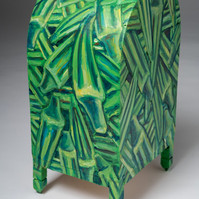 Okra-Mailbox with Painted Green Okra