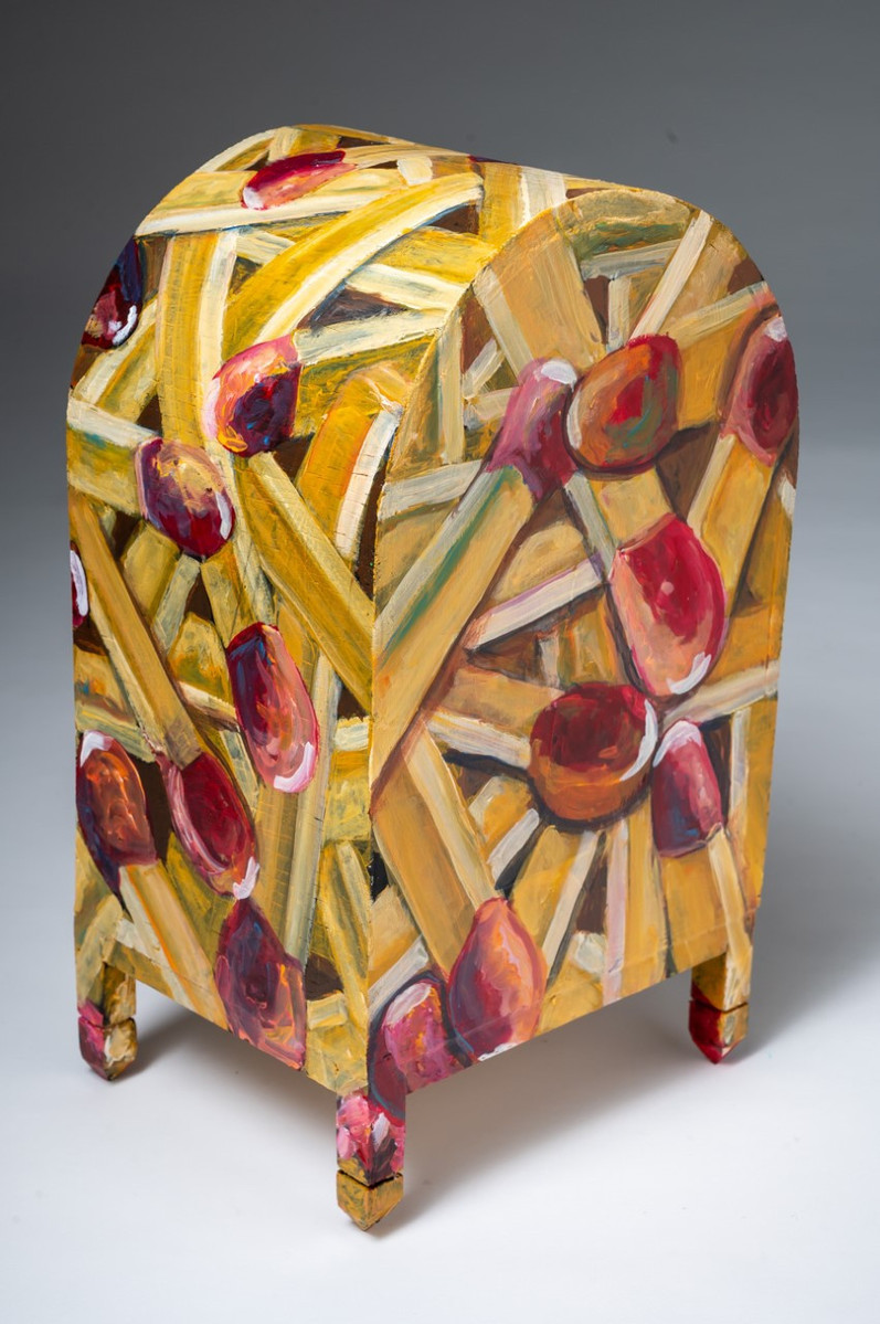 Matches Side- Mailbox with Painted Matches