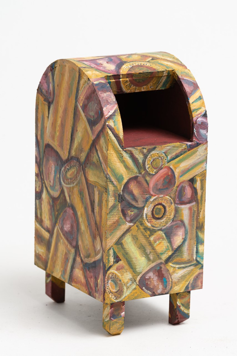 Bullets - Mailbox with Painted Bullets 