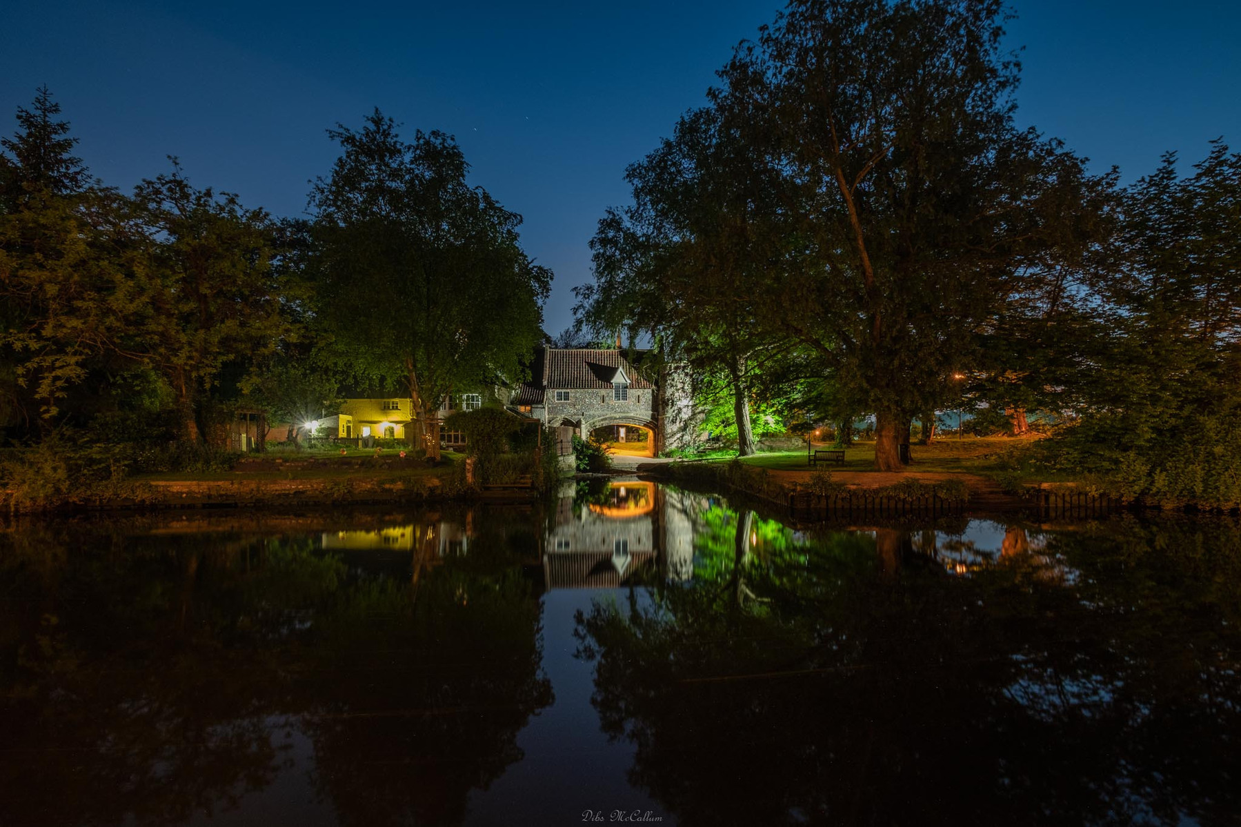 Pulls ferry in Norwich Norfolk shot using the Formatt Hitech light pollution filter to bring out the details