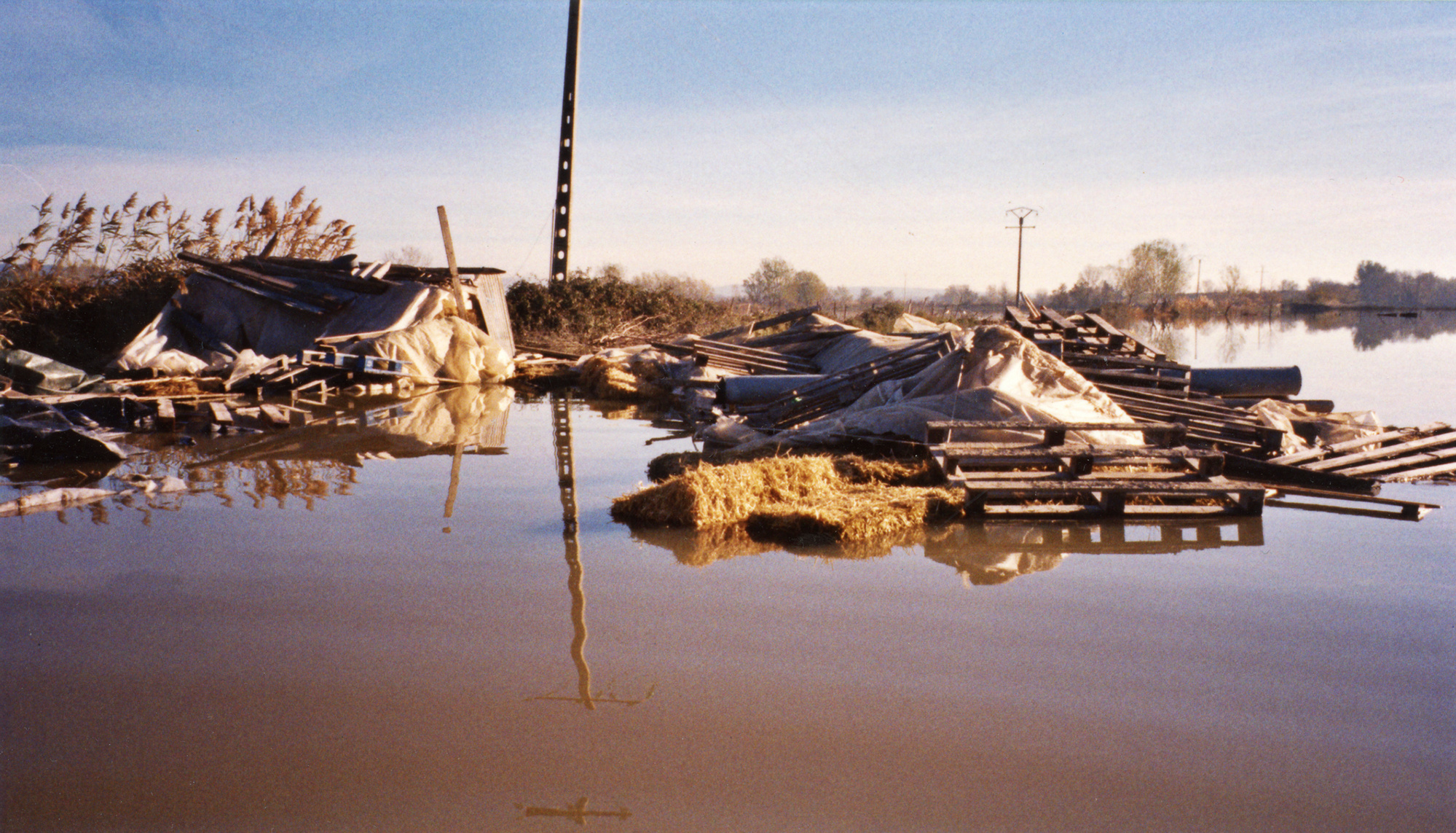 Inondation 2003 Arles, Photographie d’archive de Mme Pilia