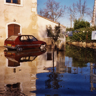 Inondation 2003 Arles, Photographie d’archive de Mme Pilia
