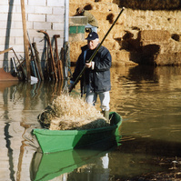 Inondation 2003 Arles, Photographie d’archive de Mme Evelyne G.