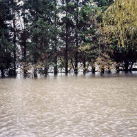 Inondation 2003 Saint-Gilles, Photographie d’archive de Mr Barbier