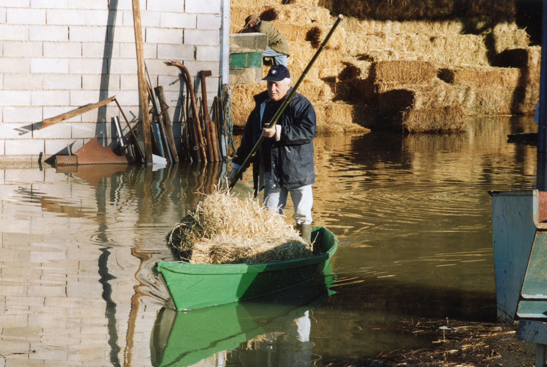 Inondation 2003 Arles, Photographie d’archive de Mme Evelyne G.