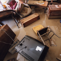 Inondation 2003 Arles, Photographie d’archive de Mr Praliaud