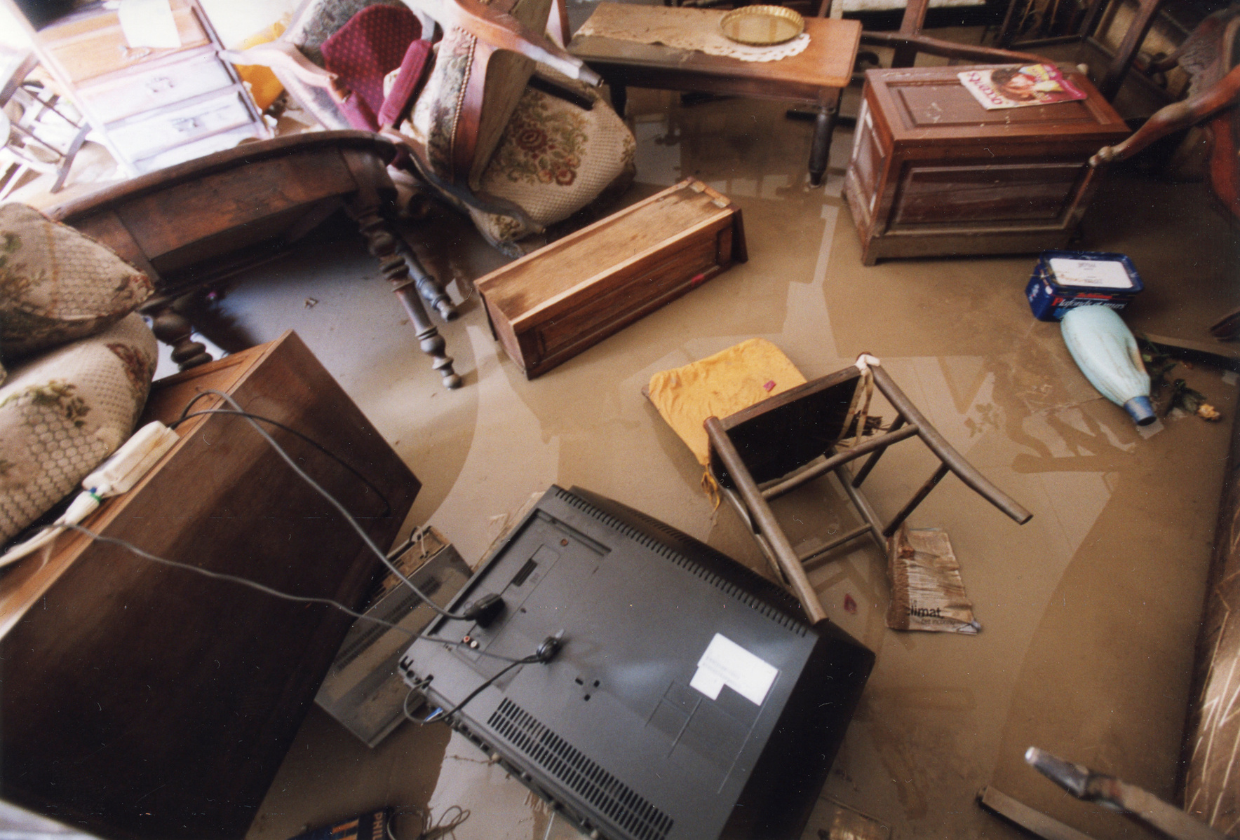 Inondation 2003 Arles, Photographie d’archive de Mr Praliaud