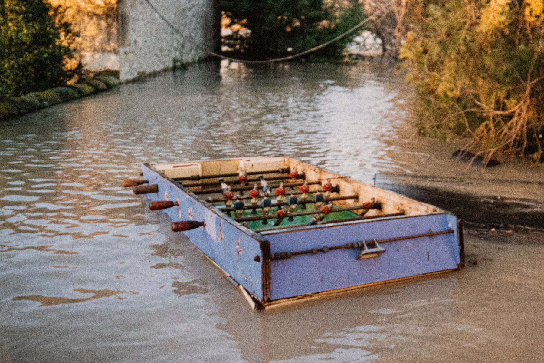 Inondation 2003 Arles, Photographie d’archive de Mr Dumas