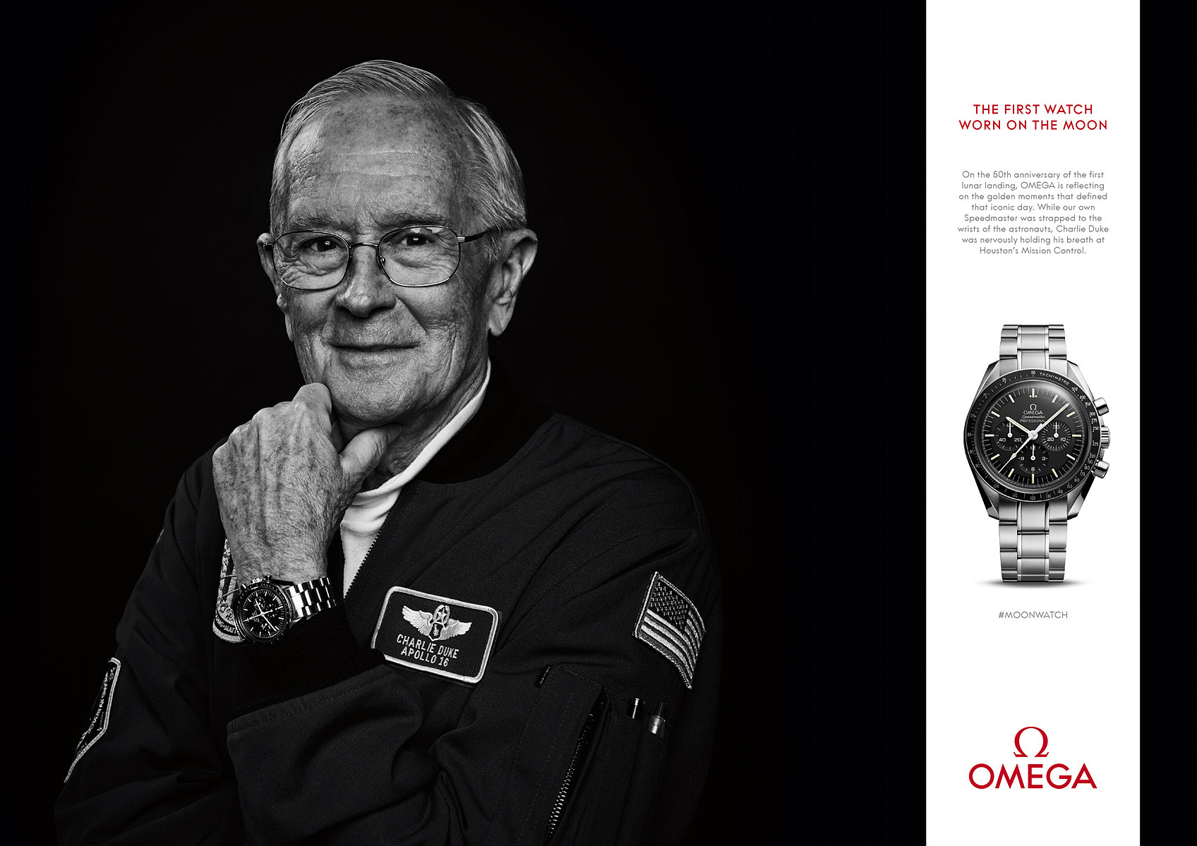 Charlie Duke, Omega Speedmaster – Apollo 11 50th Anniversary: Production and Digital
(C) Matt Holyoak