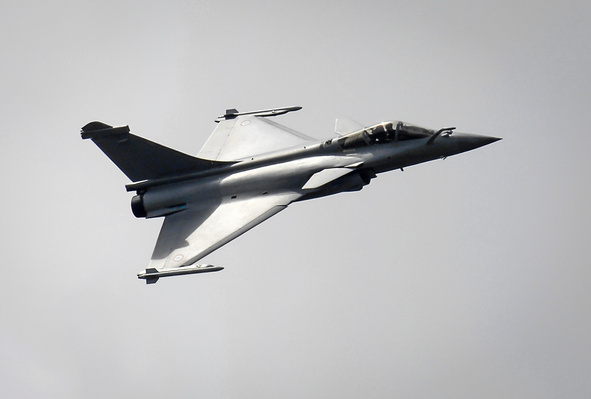 Repetition des demonstration en vol..avion de chasse Rafale, Dassault Aviation