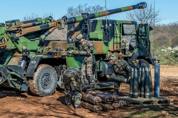 Artillery Days 2014, canon automoteur Caesar 155 mm