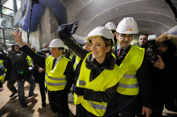 Nathalie Kosciusko Morizet, ministre de l'ecologie, Thierry Mariani, secretaire d'etat aux transports