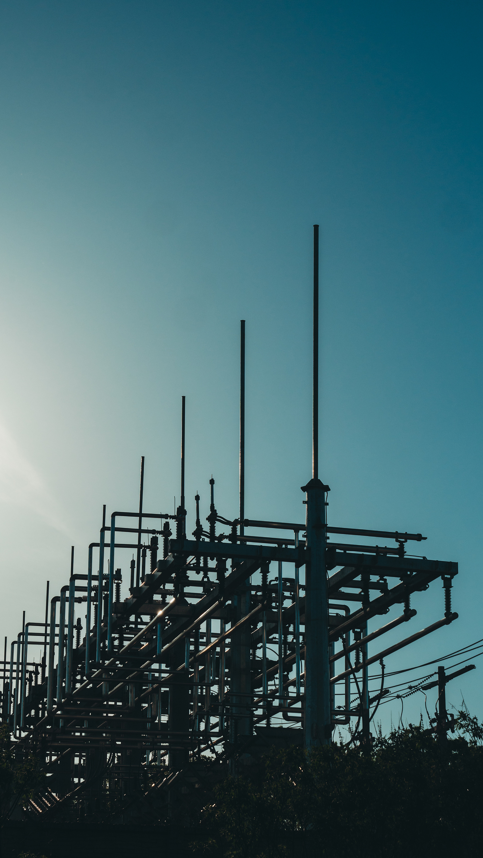 A distribution center of electricity, providing power to thousands of people in the surrounding area.