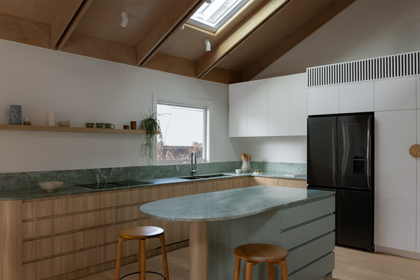 Northcote renovation Melbourne homes
Interior design Melbourne
Kitchen design
green stone