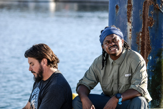 Riaan Manser and Fana Lehaka
