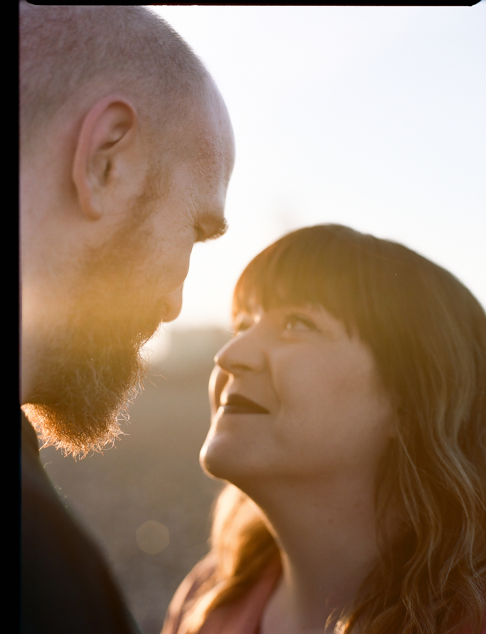 film photography couples love brighton beach UK