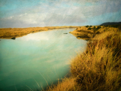  Photo-impressionist marshland scene