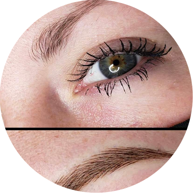 Microblading Before and After Microblading and Nano Blading in Delaware County Near Media, PA, Newtown Square
