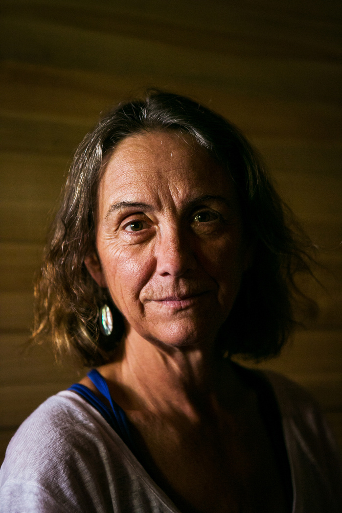 My mother in Uruguay