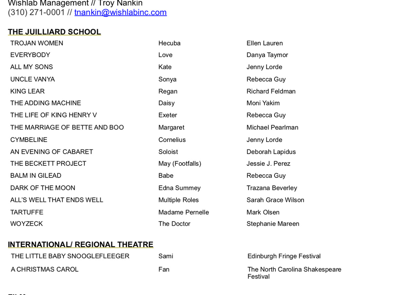 Resume Leigha Sinnott