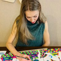 Artist painter Elina Sondore