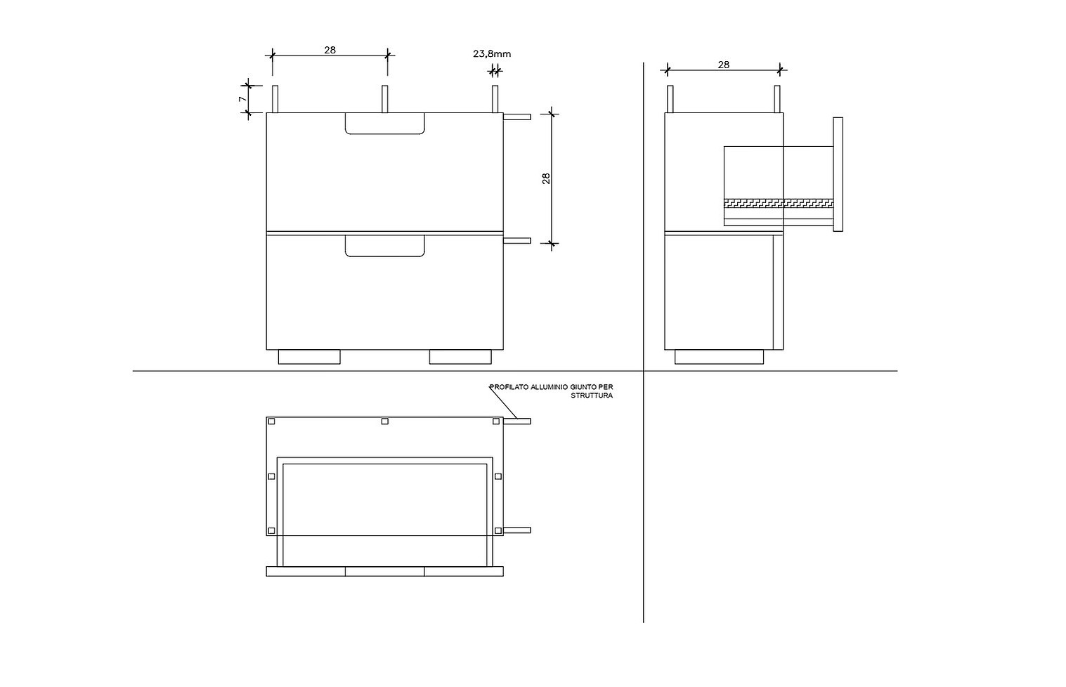 Drawer system 1