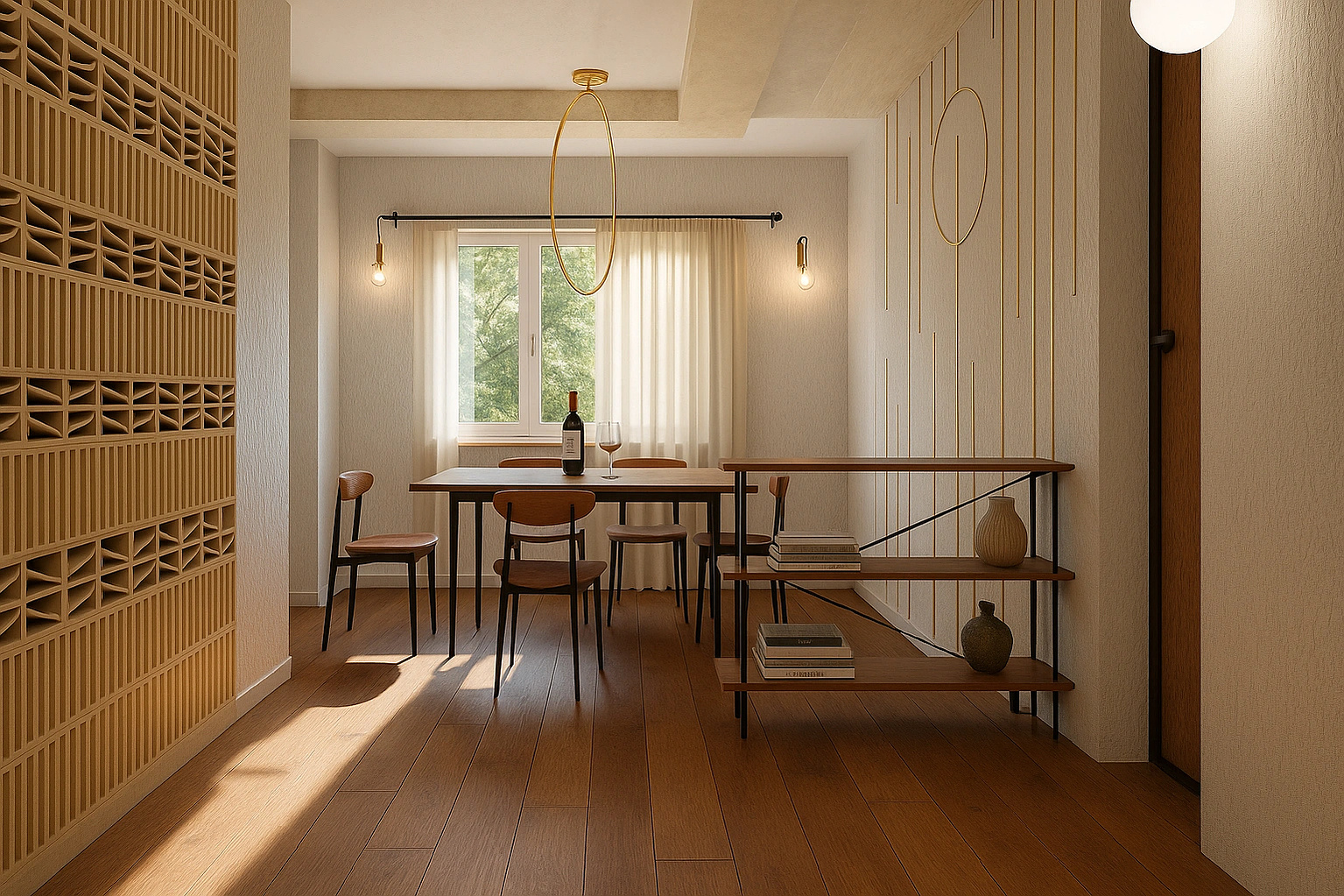 Dining area finish
