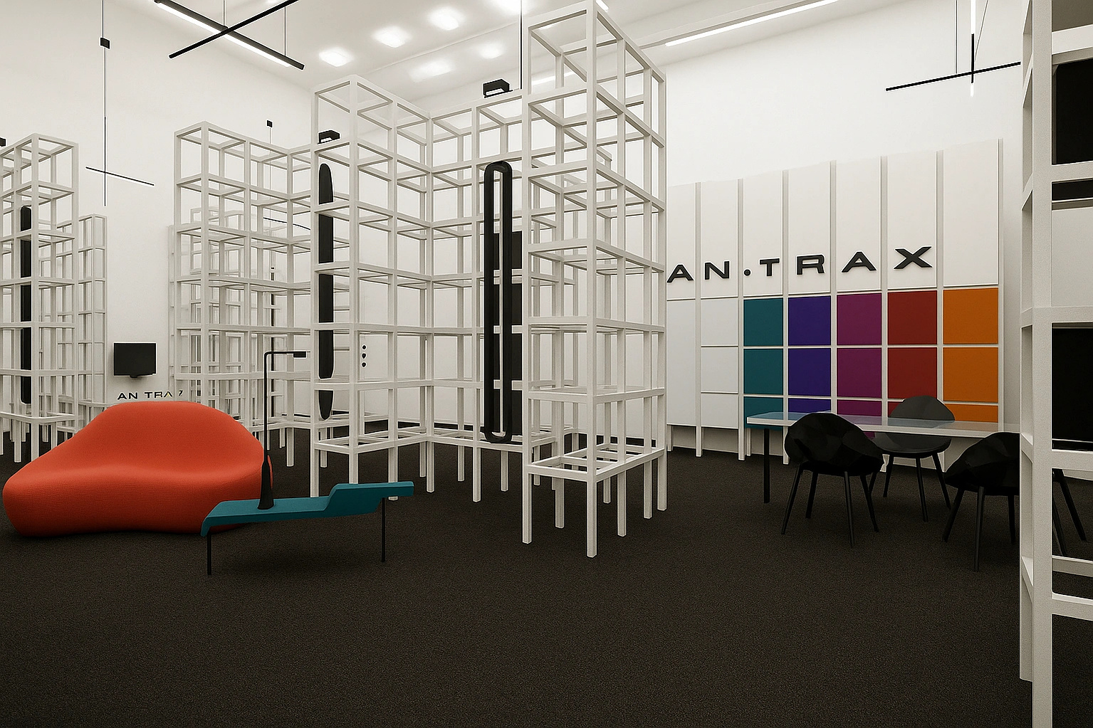 Client office view for Antrax.it showroom