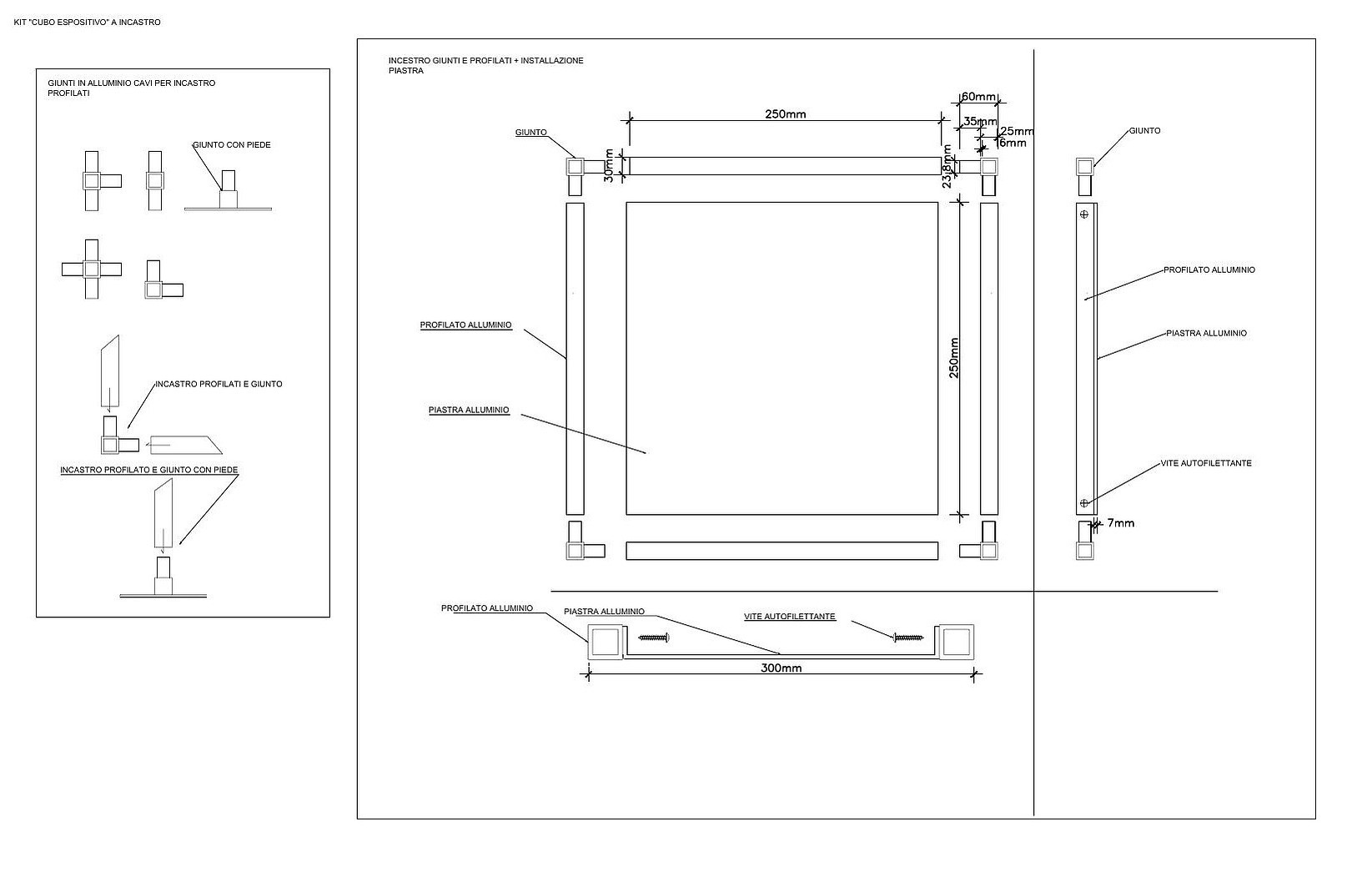 Mechanical project display systems