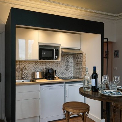 La Maison Forestière, Bloc cuisine noir