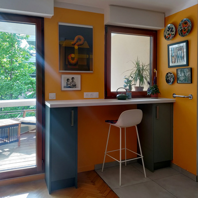 Bar donnant sur la terrasse