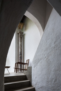 Abstract photo of a staircase of a house and studio designed by a21studio.