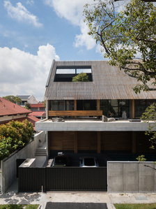  Exterior of the Aperture House designed by Formwerkz Architects