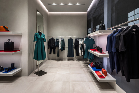 The women's section of CK Calvin Klein outlet in Marina Bay Sands Shoppes, Singapore.