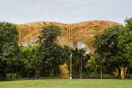 Yunlin Agriculture Expo Pavilion designed by Jay Chiu Architects.