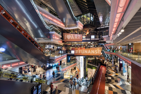 The interior lighting design of Funan IT mall by Nipek.