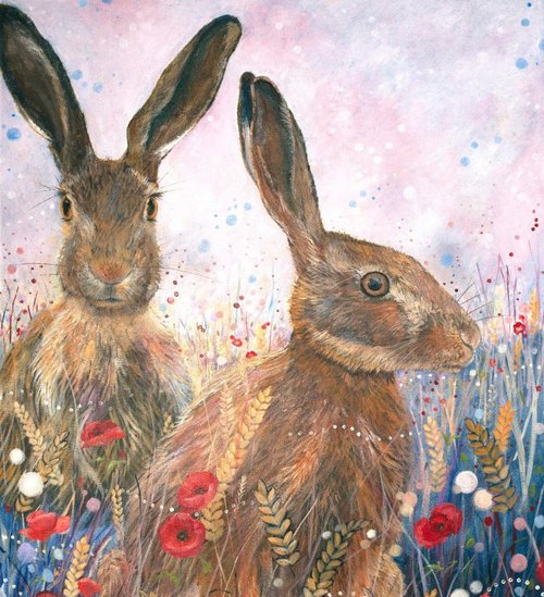Mixed media on canvas. Unframed 90cm x 60cm £595
