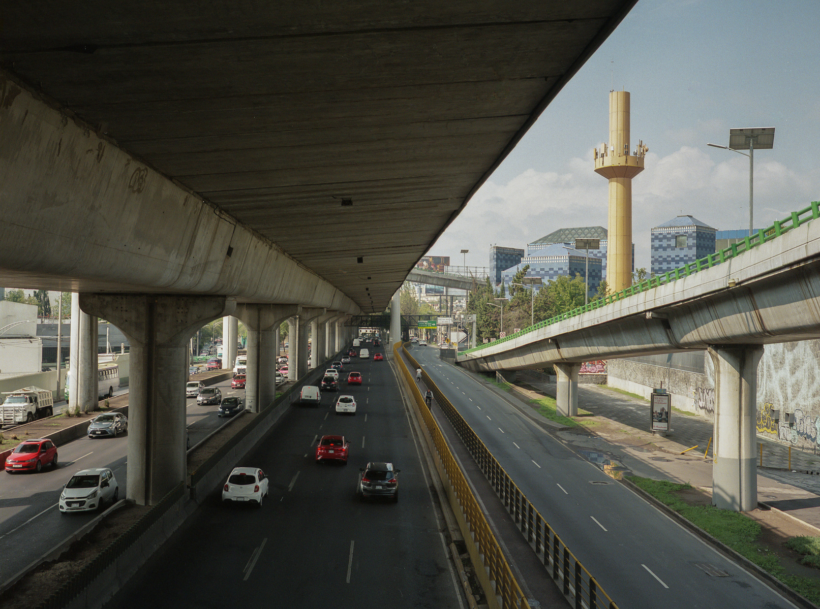 A Mexico City underpass. Shot on film