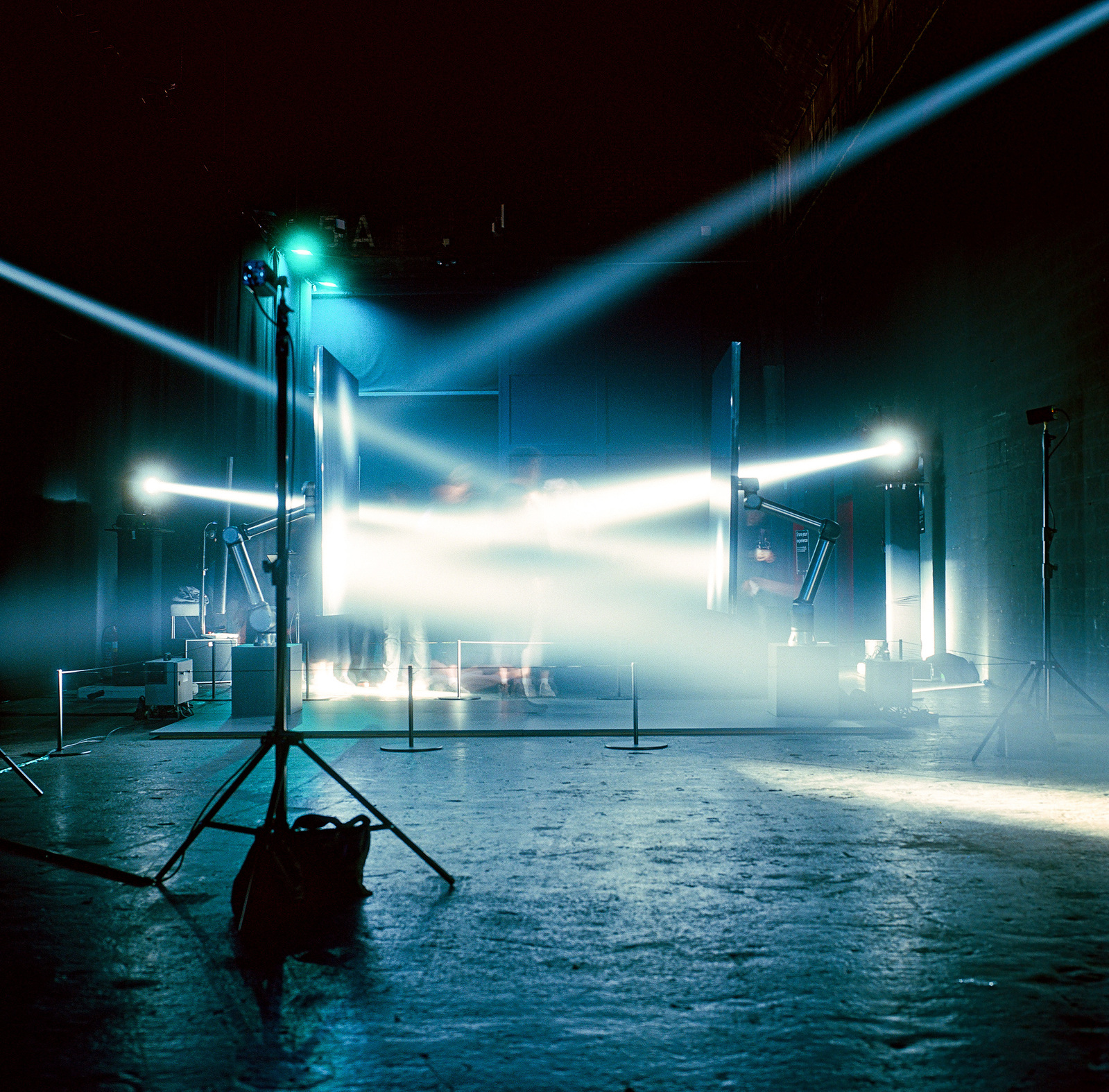 Light installation at a festival. Shot on Hasselblad 500CM, Kodak Gold 200.