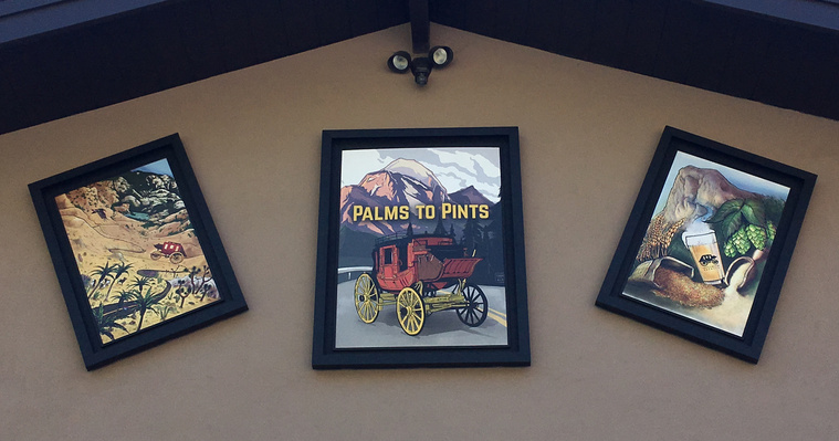 Cihan Şeşen's Digital Art featured at the Brew Pub Entrance