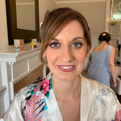 Soft glam natural bridal makeup