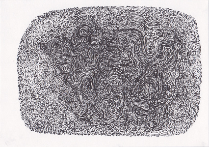 abstract ink drawing